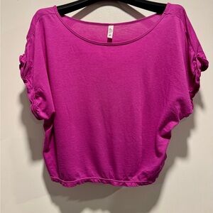 Vibrant Magenta Women's Crop Top